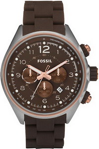 Fossil Flight Silicone Chronograph Mens Watch CH2727