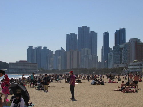 Haeundae Beach, Busan, Corée du Sud