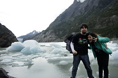 Los icebergs del glaciar Grey