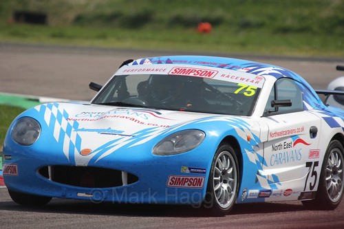 Stuart Middleton in the Ginetta Juniors during the BTCC Thruxton Weekend: 8th May 2016