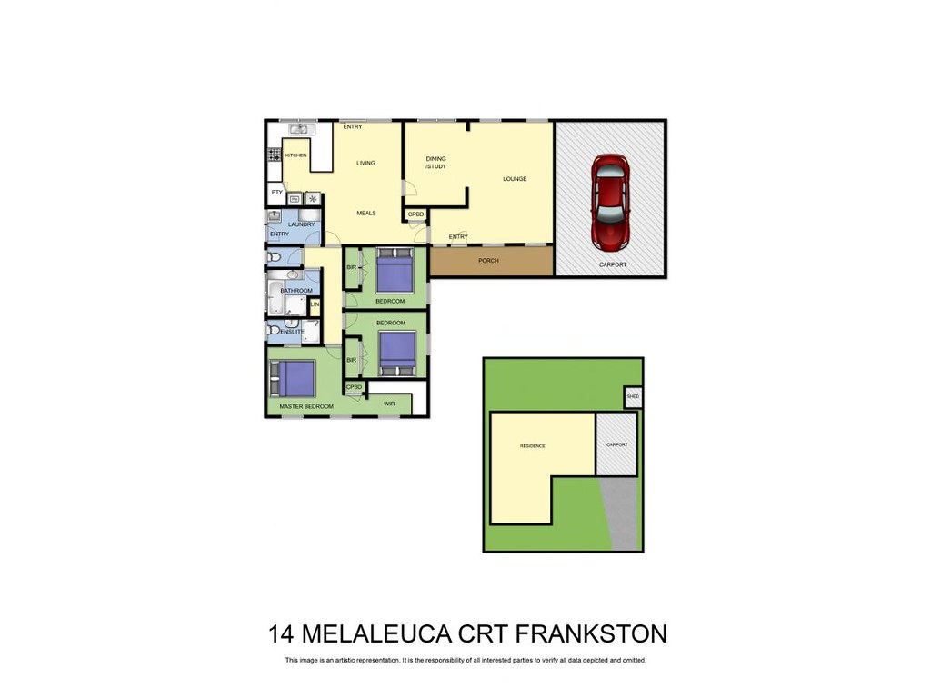 14 Melaleuca Court, Frankston Vic 3199 floorplan
