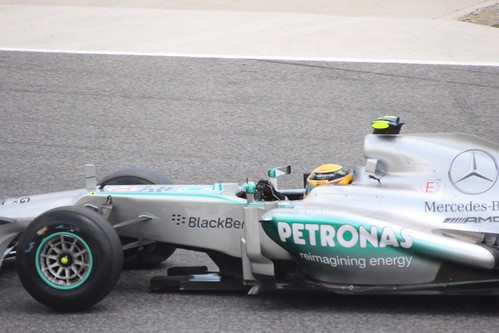 Lewis Hamilton at the 2013 Spanish Grand Prix