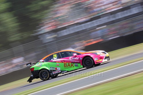Jake Hill during the BTCC weekend at Oulton Park, June 2016