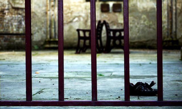 shoe inside anglican chapel