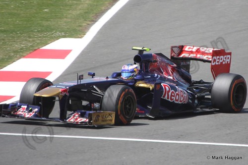Daniel Ricciardo in the 2013 British Grand Prix