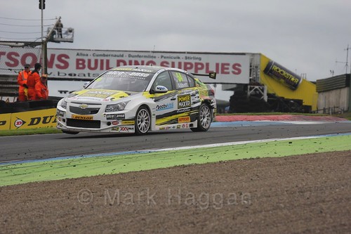 Hunter Abbott in race two during the BTCC weekend at Knockhill, August 2016