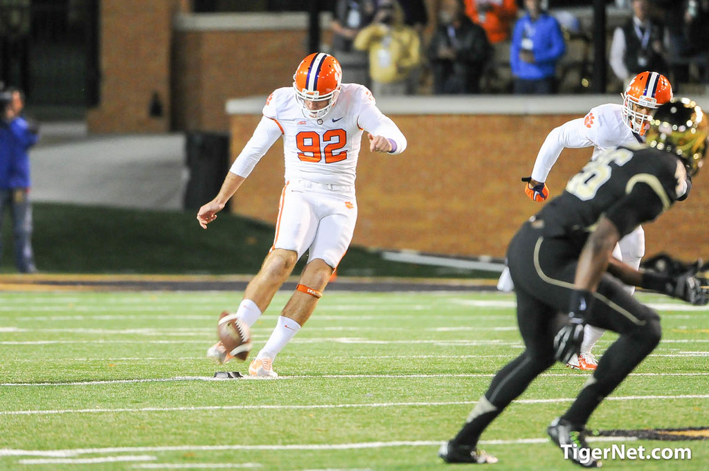 Clemson Football Photo of Wake Forest and Bradley Pinion
