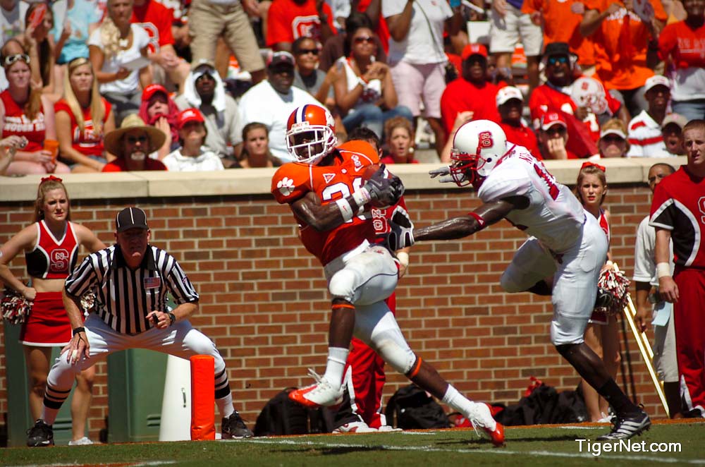 Clemson Football Photo of CJ Spiller and NC State