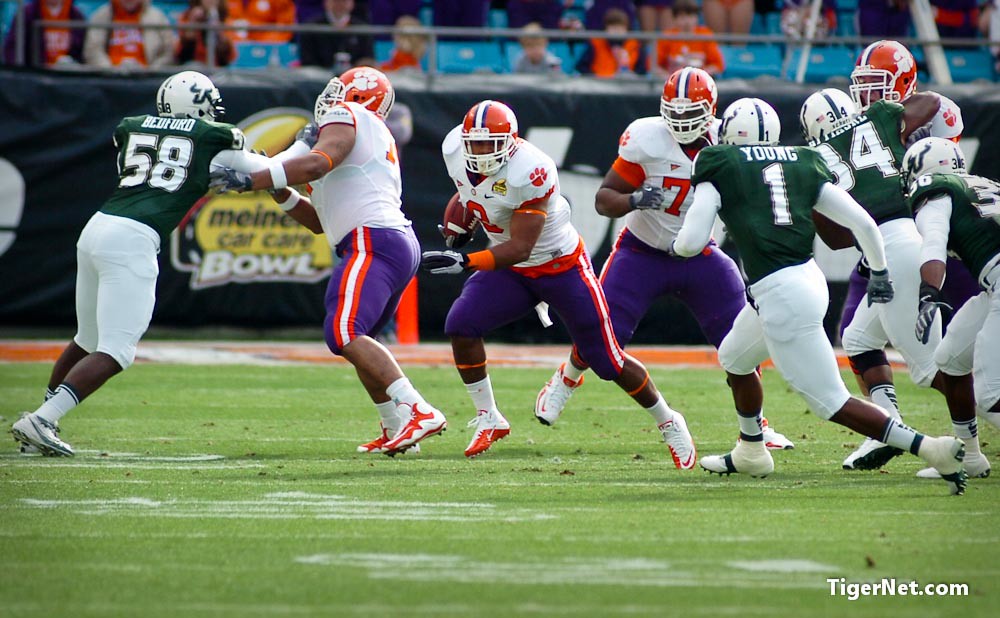 Clemson Football Photo of southflorida and Bowl Game and Jamie Harper