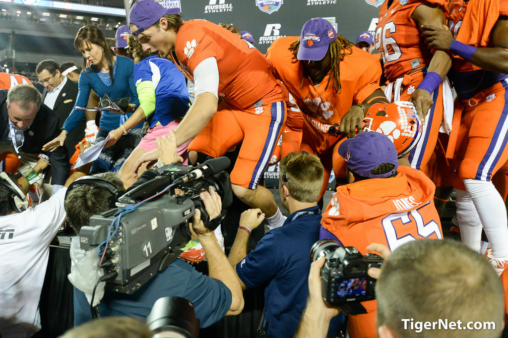 Clemson Football Photo of Cole Stoudt and Russell Athletic Bowl