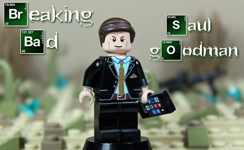 Made using LEGO and custom parts. Custom Breaking Bad Saul Goodman Minifigure 
