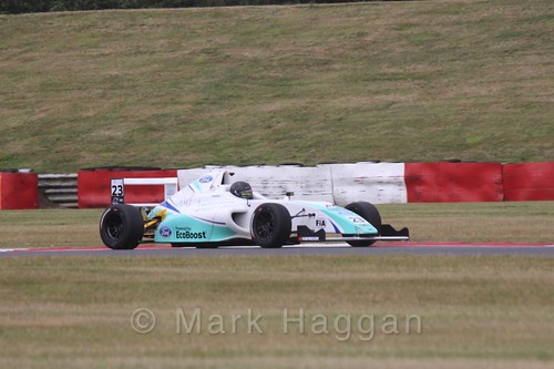 Billy Monger in British Formula 4 during the BTCC 2016 Weekend at Snetterton