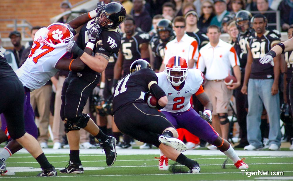 Clemson Football Photo of DeAndre McDaniel and Wake Forest
