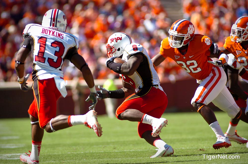 Clemson Football Photo of Carlton Lewis and Maryland