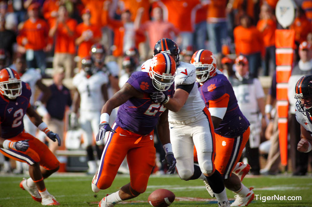 Clemson Football Photo of Kevin Alexander and Virginia