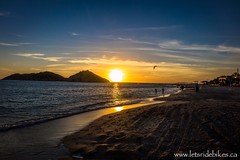 Every night provides a beautiful sunset along Playa Los Algodones.