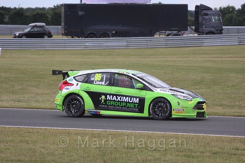 Stewart Lines in Touring Car action during the BTCC 2016 Weekend at Snetterton