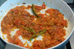 tomato rice recipe, south indian style tomato rice recipe-7