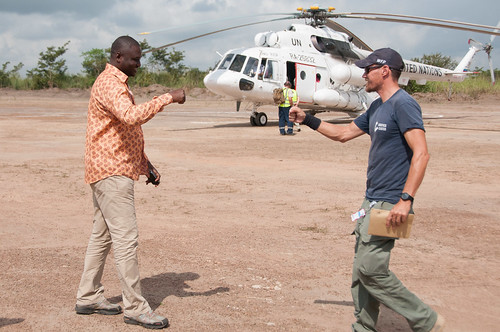 David Nabarro visits N'zerekore, Guinea