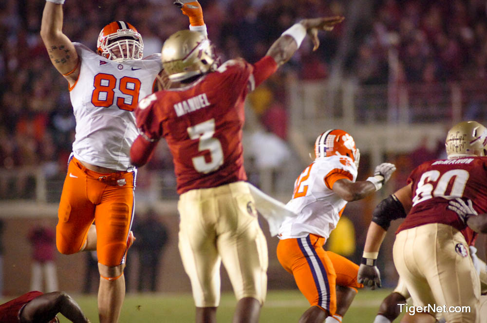 Clemson Football Photo of Florida State and Miguel Chavis