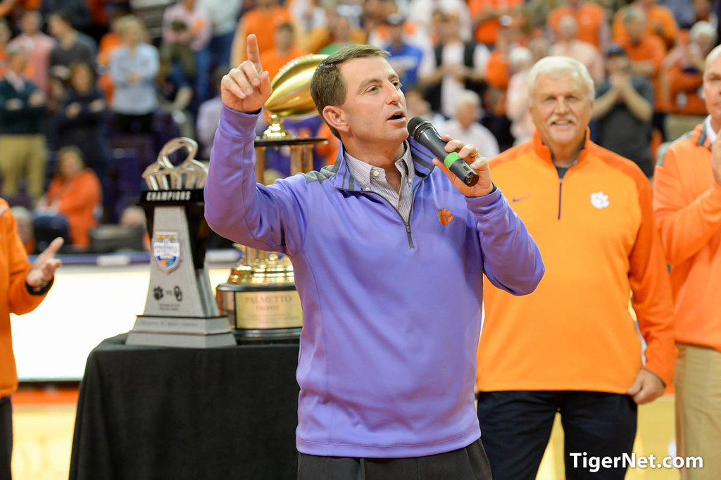 Clemson Football Photo of Dabo Swinney and Russell Athletic Bowl