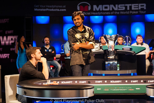 2014 WPT Montreal - Heads-up Between Jonathan Jaffe and Ratharam Sivagnanam • <a style="font-size:0.8em;" href="http://www.flickr.com/photos/102616663@N05/15265291474/" target="_blank">View on Flickr</a>