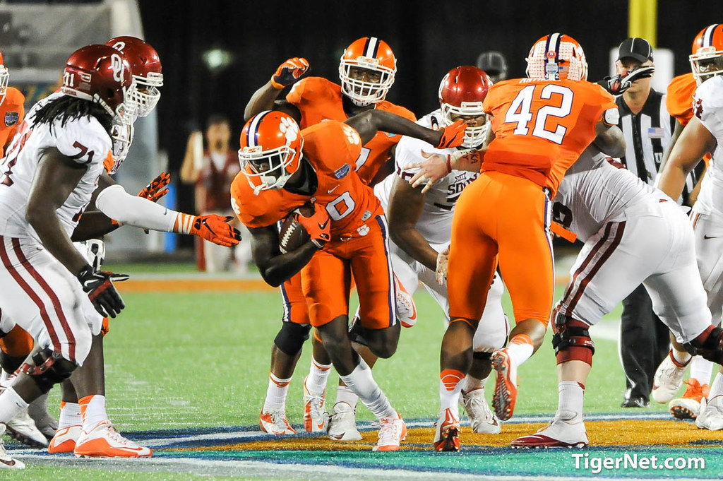 Clemson Football Photo of Jayron Kearse and Russell Athletic Bowl