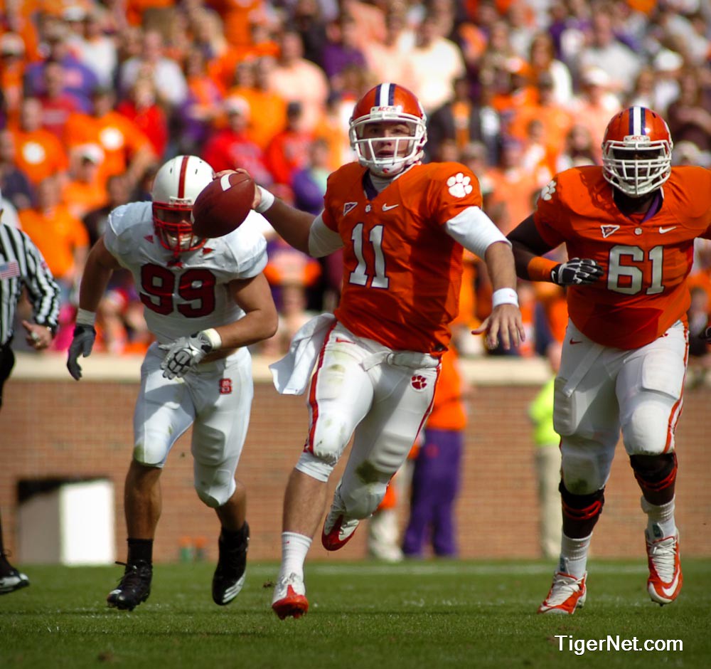 Clemson Football Photo of Kyle Parker and NC State