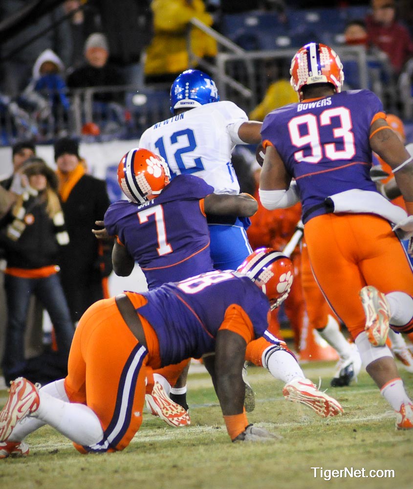Clemson Football Photo of Bowl Game and kentucky and Ricky Sapp