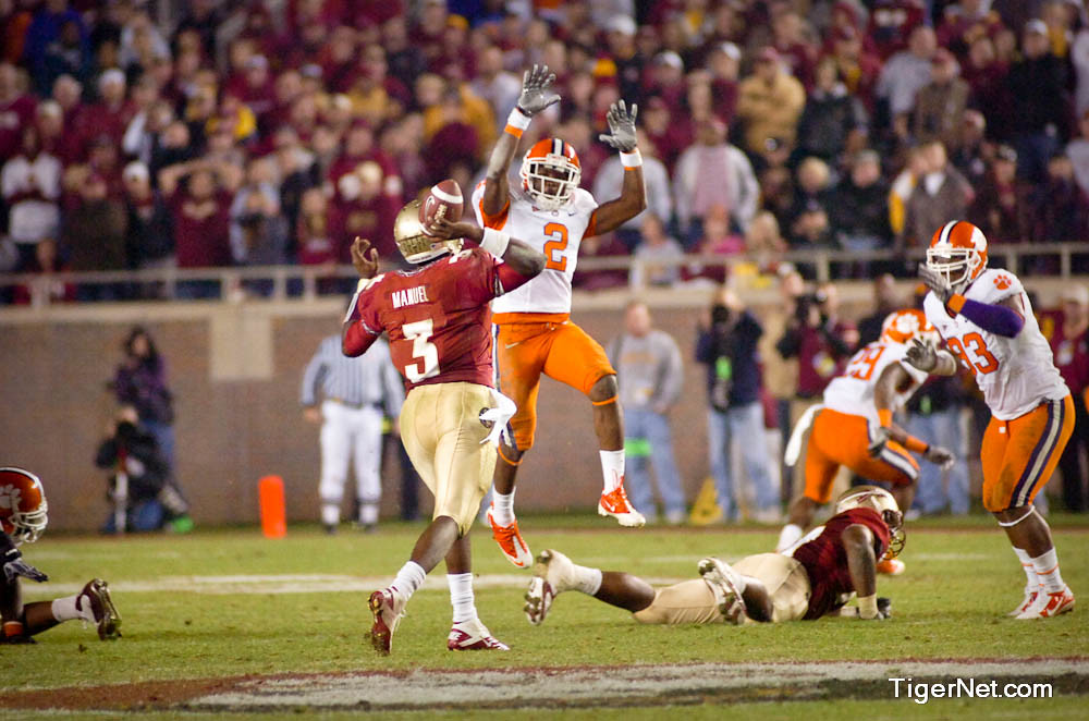 Clemson Football Photo of DeAndre McDaniel and Florida State