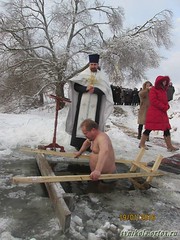 Крещение Господне и купание в Свислочи 2016