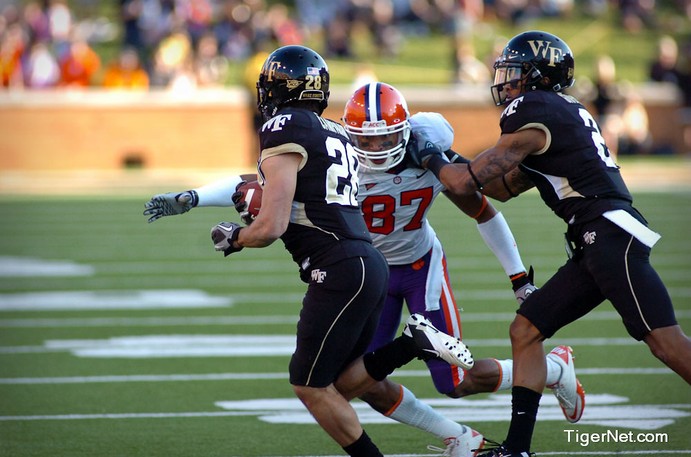 Clemson Football Photo of Terrance Ashe and Wake Forest
