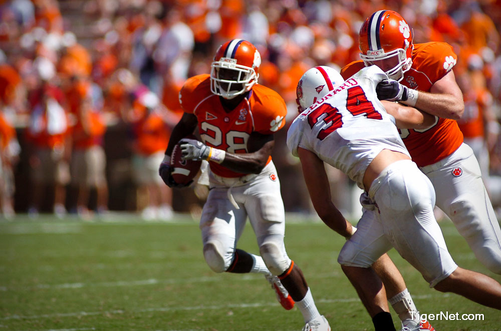 Clemson Football Photo of Michael Palmer and NC State