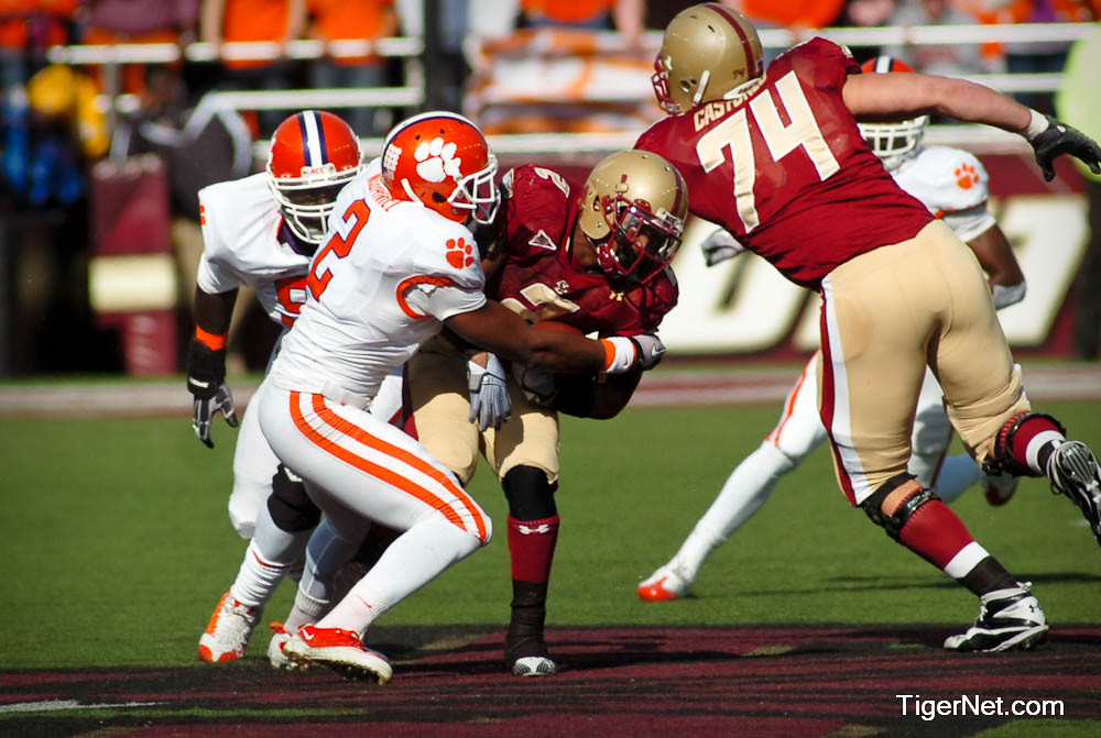 Clemson Football Photo of Boston College and DeAndre McDaniel