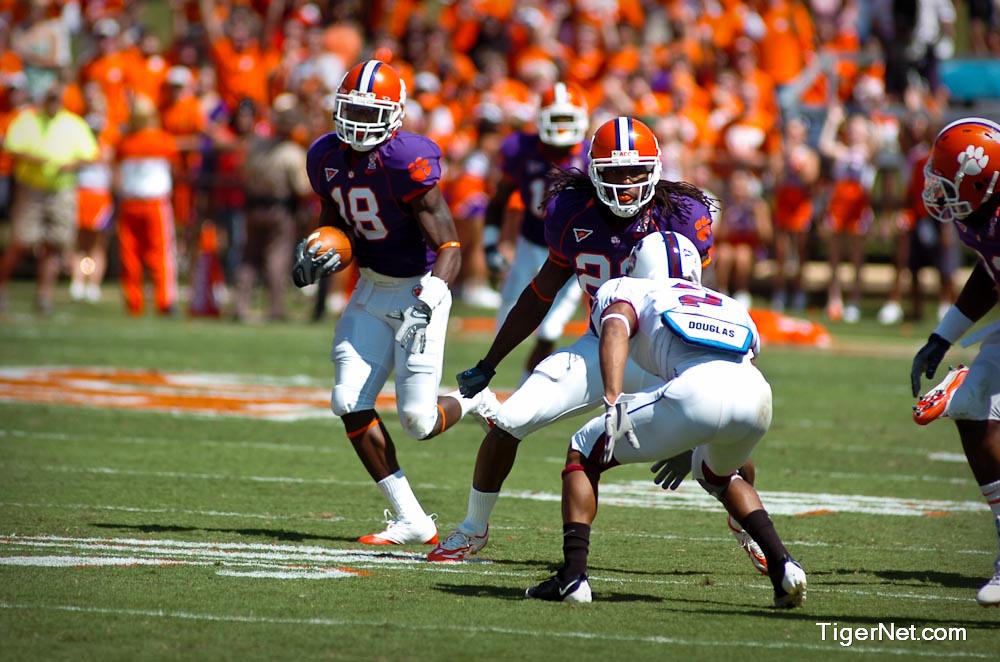 Clemson Football Photo of Crezdon Butler and SC State