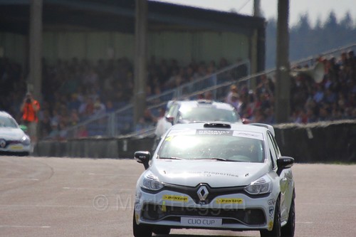 The Clio Cup during the BTCC Weekend at Thruxton, May 2016