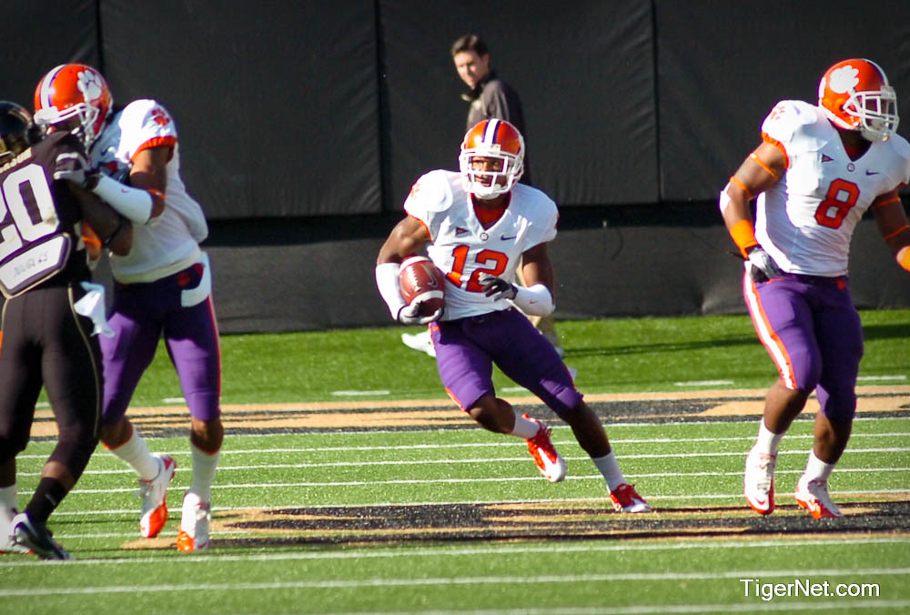 Clemson Football Photo of Marcus Gilchrist and Wake Forest