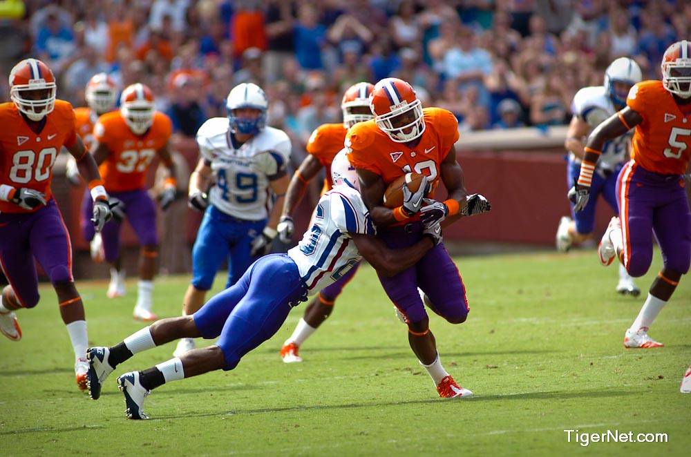 Clemson Football Photo of Marcus Gilchrist and presbyterian