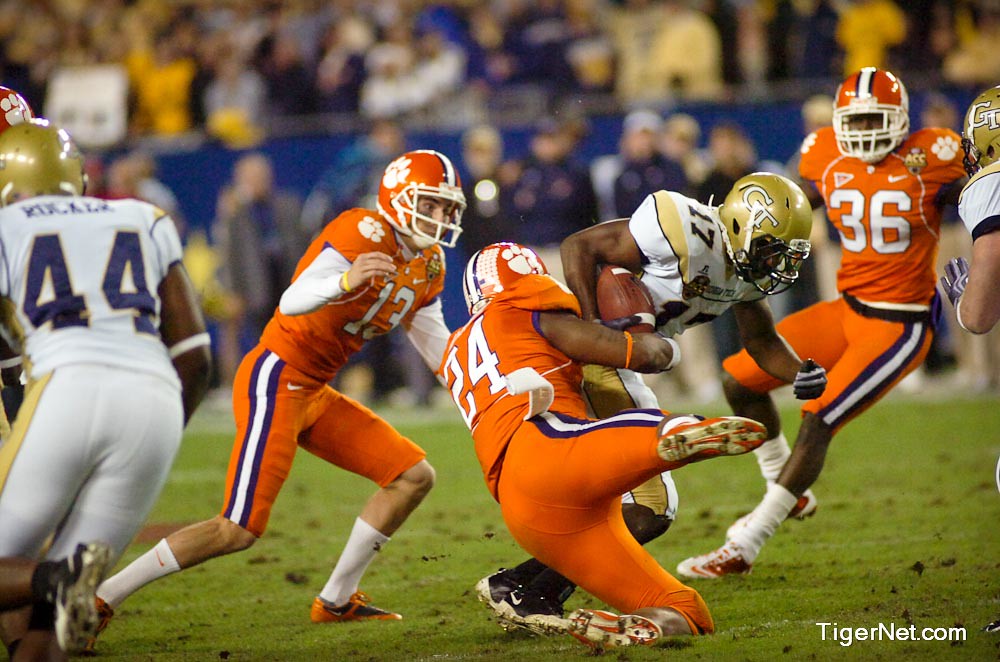 Clemson Football Photo of accchampionship and Georgia Tech and Kevin Alexander