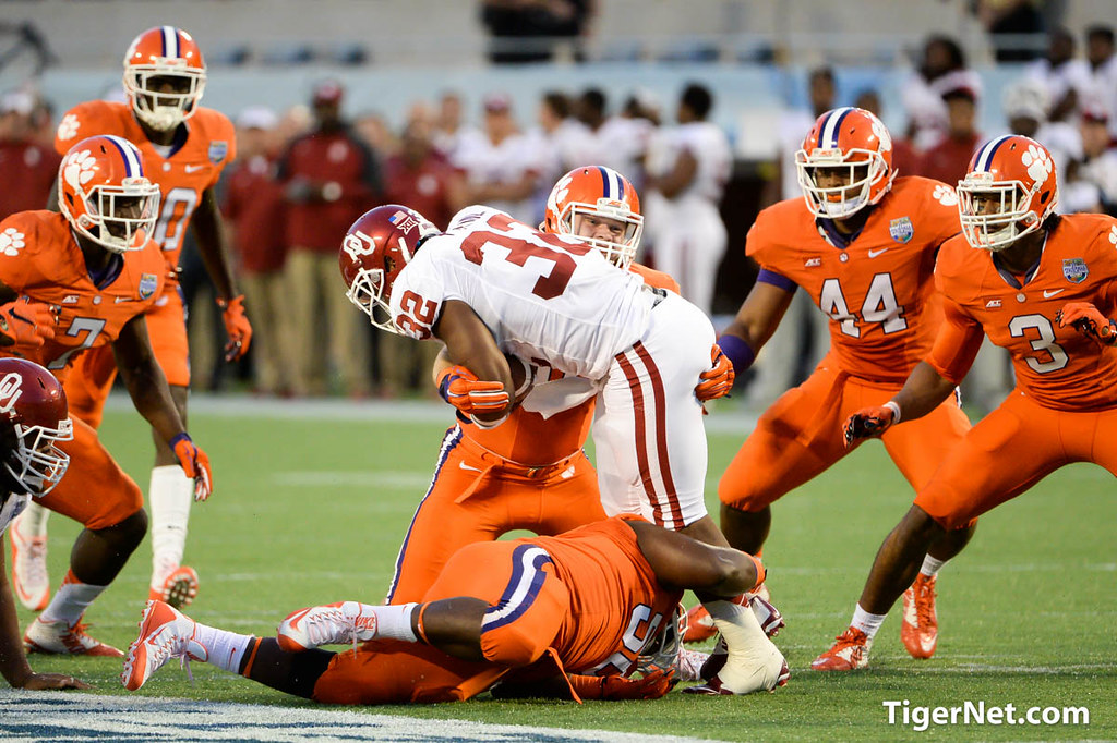 Clemson Football Photo of Russell Athletic Bowl and Ben Boulware and Grady Jarrett