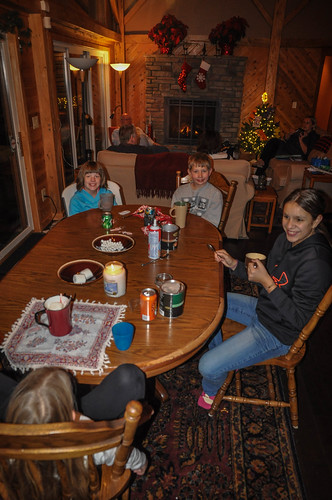 The kids enjoy some hot chocolate after being out on the lake • <a style="font-size:0.8em;" href="http://www.flickr.com/photos/96277117@N00/16086791882/" target="_blank">View on Flickr</a>