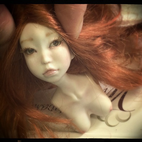 Lightpainted Doll, porcelain OOAK BJD, WIP • <a style="font-size:0.8em;" href="http://www.flickr.com/photos/11364959@N00/16069274762/" target="_blank">View on Flickr</a>
