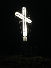 Abbiamo acceso la croce sul Monte Poncione