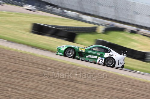 Ben Green in the Ginetta GT4 Supercup at Rockingham, August 2016