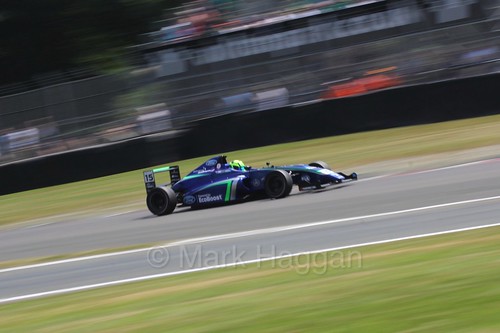 James Pull in British Formula Four during the BTCC weekend at Oulton Park, June 2016