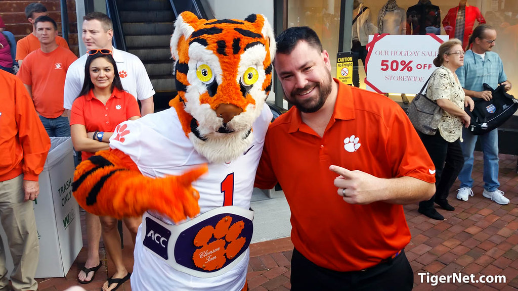 Clemson Football Photo of The Tiger and Russell Athletic Bowl