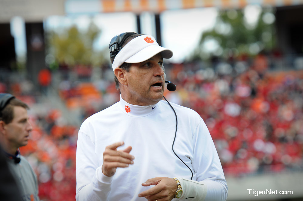 Clemson Football Photo of Kevin Steele and NC State