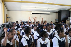 TEDxPoS visits Belmont Girls' R.C. Primary School • <a style="font-size:0.8em;" href="http://www.flickr.com/photos/69910473@N02/16106765118/" target="_blank">View on Flickr</a>