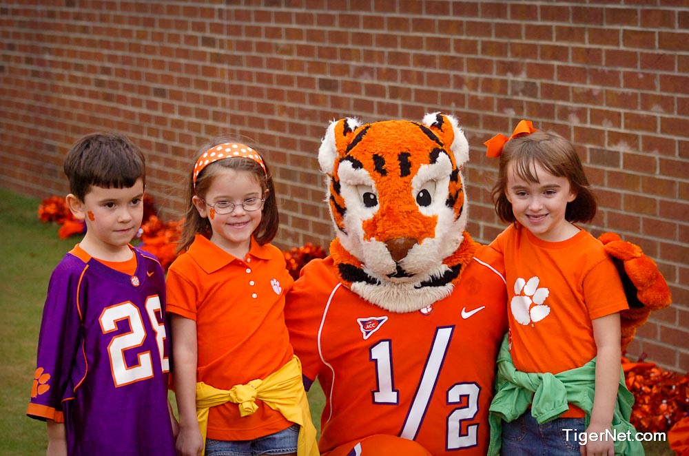 Clemson Football Photo of texaschristian and Tiger Cub