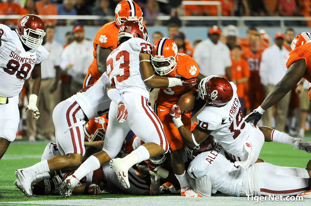 Clemson Football Photo of Russell Athletic Bowl and Wayne Gallman